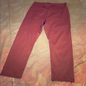 Yoga leggings stretchy pink